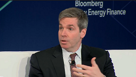 GE Energy Financial Services CEO, David Nason at Bloomberg New Energy Finance Summit 2018, NYC